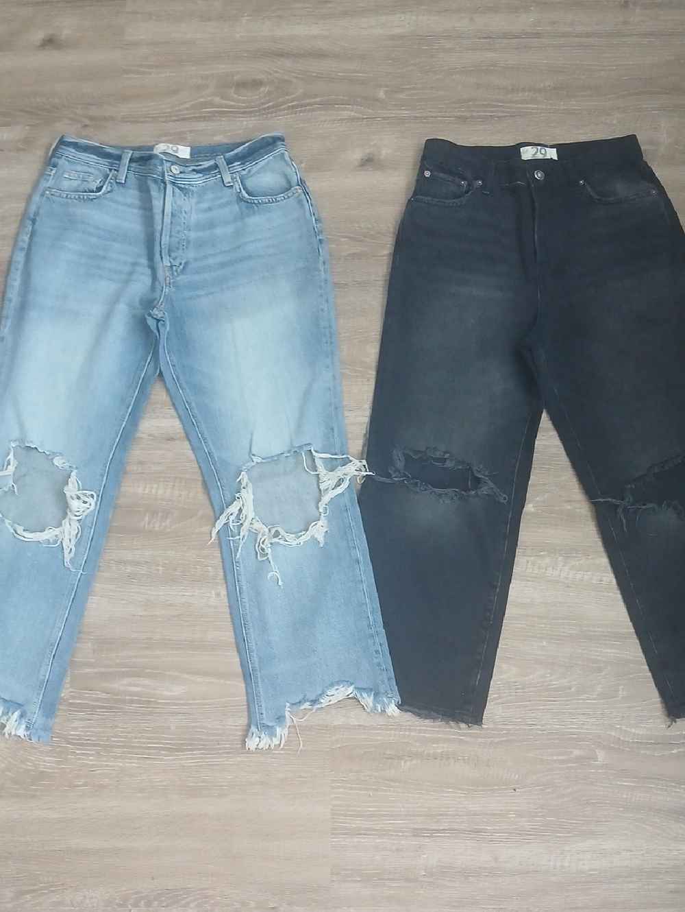 2 Pairs FP Distressed Jeans.